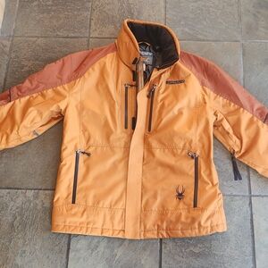 Orange Spyder Ski Jacket